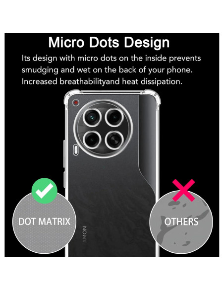 Funda TPU Transparente USTIYA para Tecno CAMON 30 4G/5G