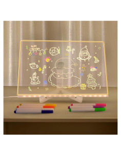 Tablero de Dibujo Luminoso Genérico 30x20 cm Acrílico