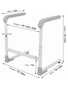 Asistente de Elevación para Ancianos Tlongxia Reposabrazos Ajustable 2
