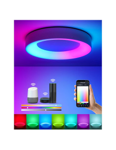 Luz de Techo Inteligente Annaror 28cm RGB WiFi 2400LM