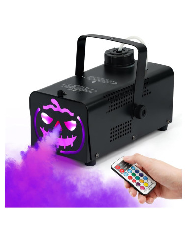 Máquina de Niebla TCFUNDY 500W con 9 Luces LED y Control Remoto