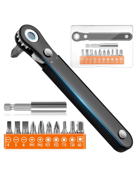 Juego de Destornilladores de Ángulo Recto Boarunch 11 en 1