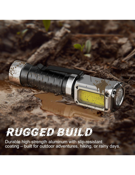 Linterna Recargable Anhay 2000LM LED 5 Modos Luz Roja Verde Linterna Recargable Anhay 2000LM LED 5 Modos Luz Roja Verde