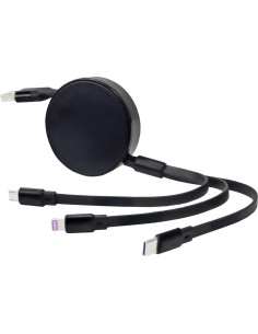 Cable Retráctil BoxWave 100W USB-C y Micro USB para Tronsmart Bang 2