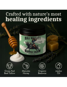 Bálsamo Hidratante Orgánico Bull & Beauty 200g - Sin Fragancia 2