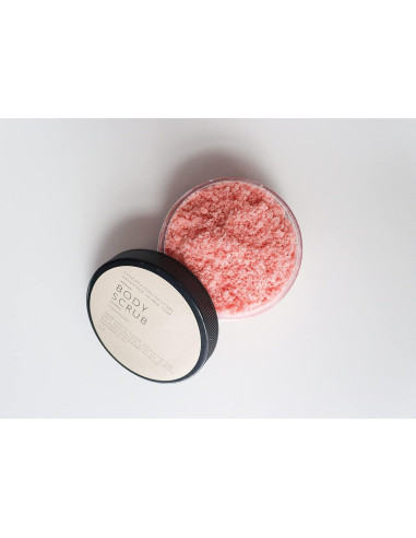 Exfoliante Corporal de Fresa Hecho a Mano 198g