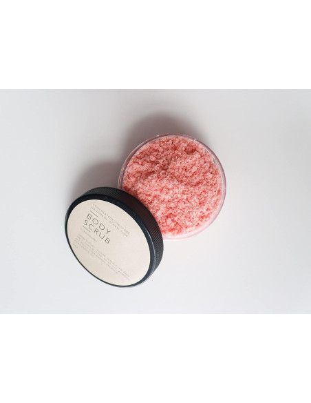 Exfoliante Corporal de Fresa Hecho a Mano 198g