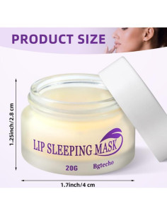 Mascarilla Labial Nocturna Bgtech 20g - Colágeno Hidratante 2