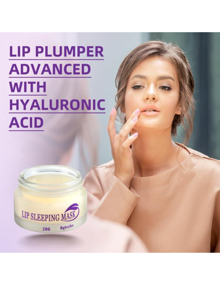 Mascarilla Labial Nocturna Bgtech 20g - Colágeno Hidratante