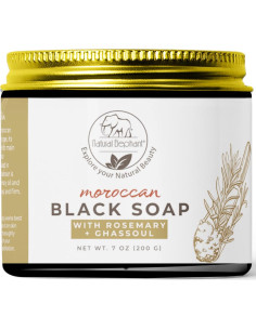 Kit Jabón Negro Marroquí Natural Elephant + Guante Exfoliante 2