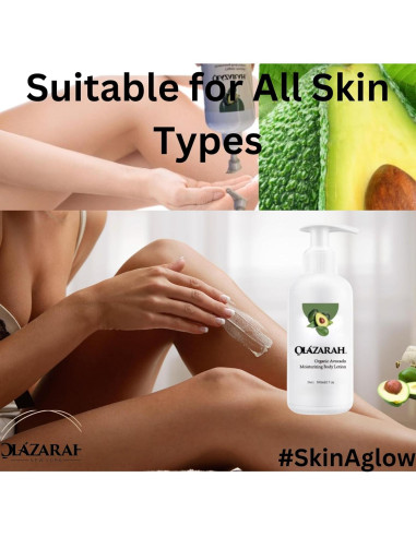 Loción Hidratante de Aguacate Orgánica OlaZarah 482.8 g