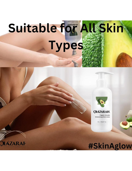Loción Hidratante de Aguacate Orgánica OlaZarah 482.8 g