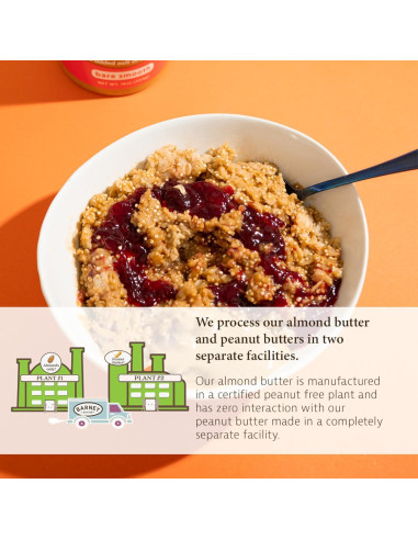 Mantequilla de Almendra Barney Butter 283g Suave Natural Sin Azúcar