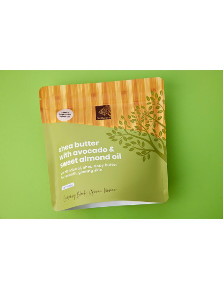 Manteca de Karité Cruda Nokware 350g con Aguacate y Almendra