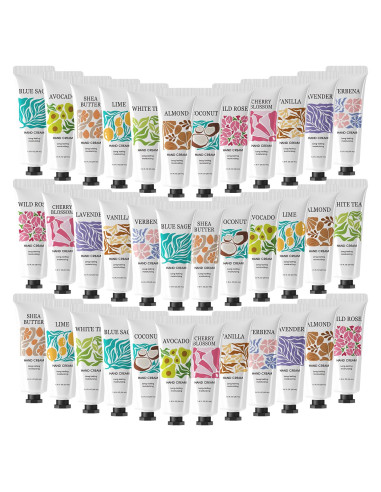 Crema Hidratante de Manos CUERPO Y TIERRA 36 Pack Fragancias Naturales