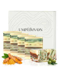 Jabón de Cúrcuma Orgánico Hecho a Mano 100g - Umpeimvon