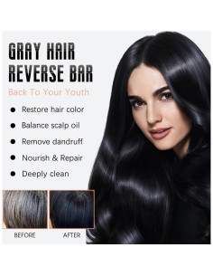 Jabón en Barra Natural Mxvbaty para Cabello Gris - Hidratante 2