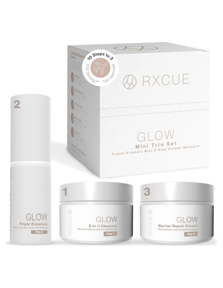 Kit de Cuidado de la Piel Mini Rxcue 3 Pasos Viaje 240g