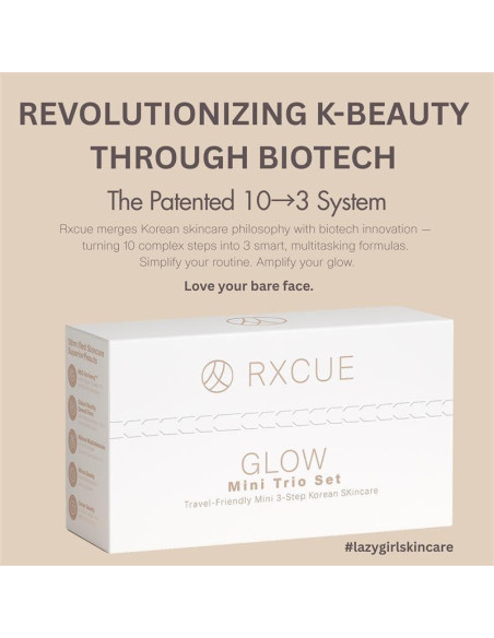 Kit de Cuidado de la Piel Mini Rxcue 3 Pasos Viaje 240g