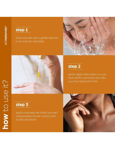Aceite Facial Orgánico Artnaturals 113ml - Hidratante Antienvejecimiento