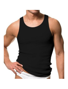 Camisetas de Algodón Calvin Klein para Hombre 3-Pack Negro 2