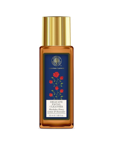 Set de Limpiadores Faciales Forest Essentials 50ml - Azafrán Neem y Agua de Rosas
