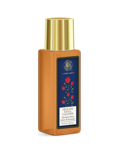 Set de Limpiadores Faciales Forest Essentials 50ml - Azafrán Neem y Agua de Rosas