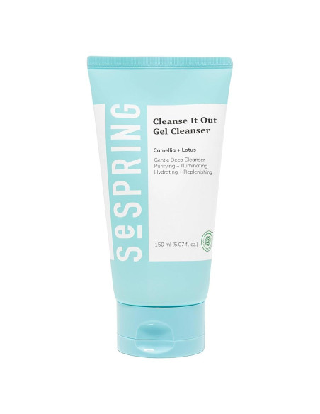 Gel Limpiador Facial Coreano SeSpring 142 g - Vegano y Libre de Crueldad