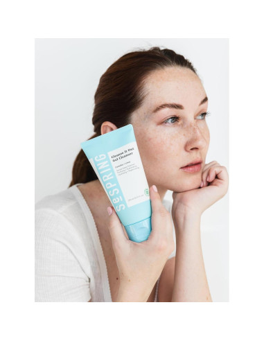 Gel Limpiador Facial Coreano SeSpring 142 g - Vegano y Libre de Crueldad