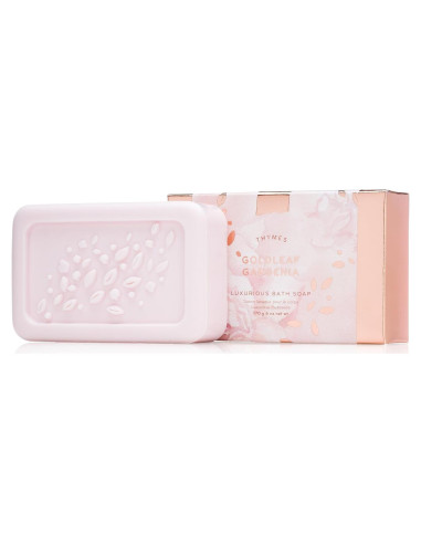 Jabón de Baño Lujo Thymes Goldleaf Gardenia 170g