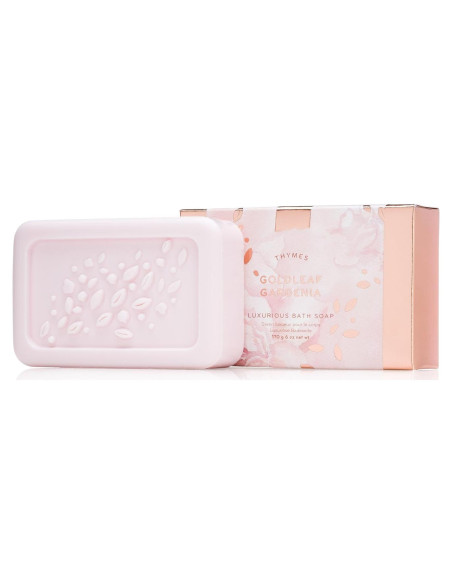 Jabón de Baño Lujo Thymes Goldleaf Gardenia 170g