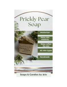 Jabón Artesanal de Pera Espinosa - Hidratante y Natural 2