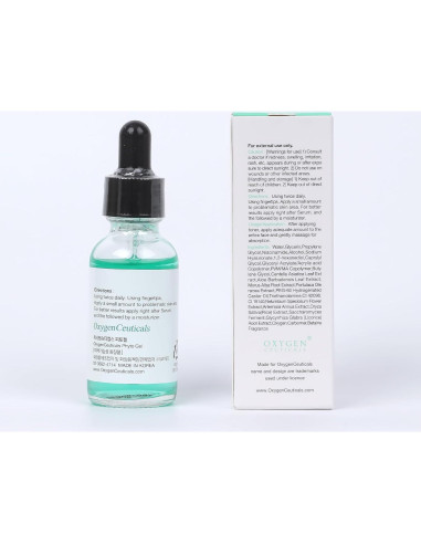 OxygenCeuticals Phyto Gel 30ml - Suero Iluminador y Calmante