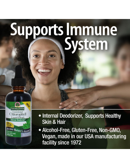 Clorofila Líquida Sin Alcohol 50mg Respuesta de la Naturaleza