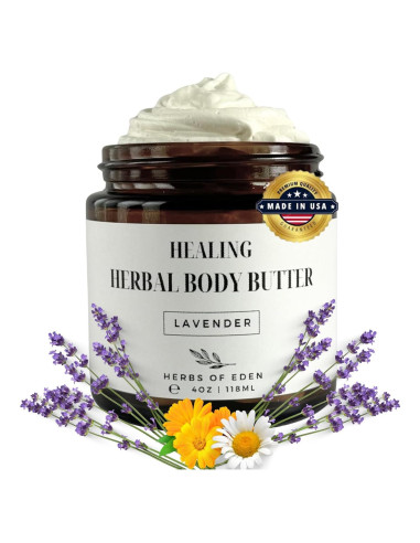 Mantequilla Herbal Orgánica para Cuerpo y Cara 170g - Hierbas del Edén