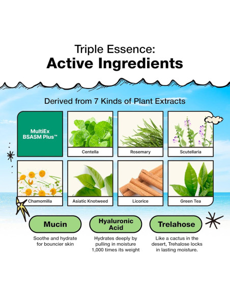 Mascarilla de Tela Hidratante Dancing Whale Ultra Cica 10 Hojas