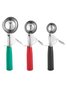 Juego de cucharas para galletas Todeu 3 tamaños acero inoxidable