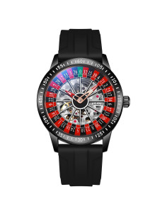 Reloj Mecánico Esqueleto Carlien para Hombres 42mm Acero Inoxidable