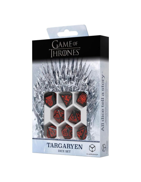 Juego de Dados Targaryen Q-Workshop - Juego de Tronos Juego de Dados Targaryen Q-Workshop - Juego de Tronos
