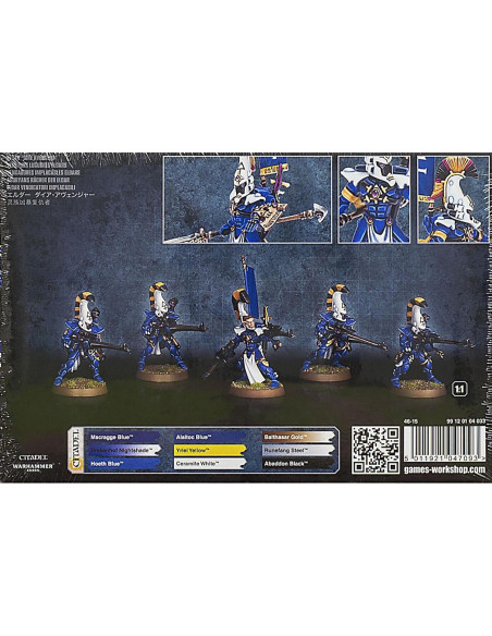 Juego de Mesa Warhammer 40K Eldar Dire Avengers - 5 Miniaturas Juego de Mesa Warhammer 40K Eldar Dire Avengers - 5 Miniaturas