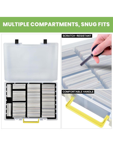 Caja de Almacenamiento ALKOO 2200 para Cartas MTG y CAH