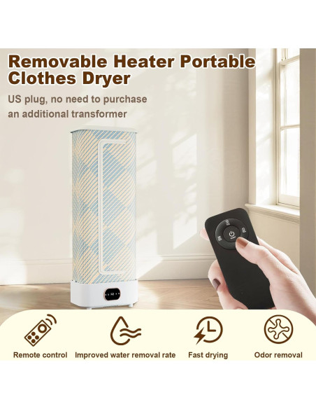 Máquina de Planchar y Secar Ropa Jueraori HGJ001 1000W Plegable