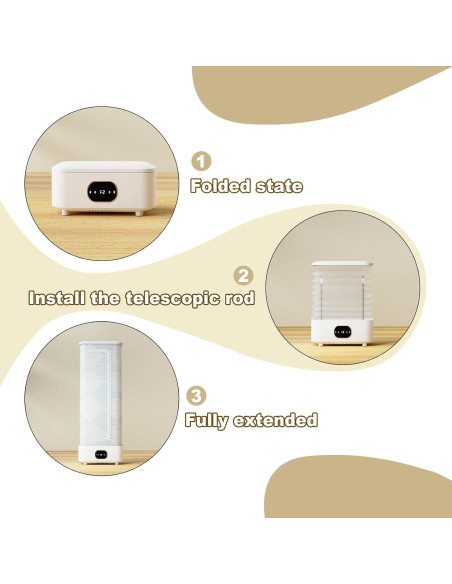 Máquina de Planchar y Secar Ropa Jueraori HGJ001 1000W Plegable