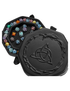 Bandeja de Dados Soar Forge D&D - Diseño Dragón y Nudo Celta