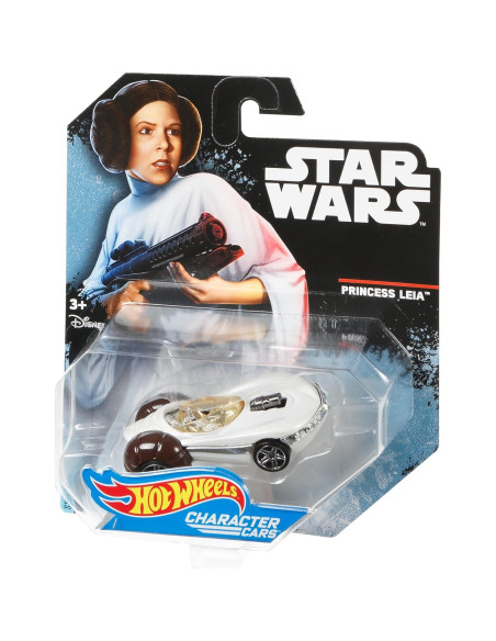 Coche Hot Wheels Star Wars Princesa Leia 1:64 Mattel Coche Hot Wheels Star Wars Princesa Leia 1:64 Mattel
