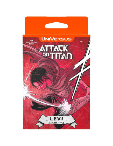 Juego de Cartas UniVersus Ataque de los Titanes Levi - 61 cartas