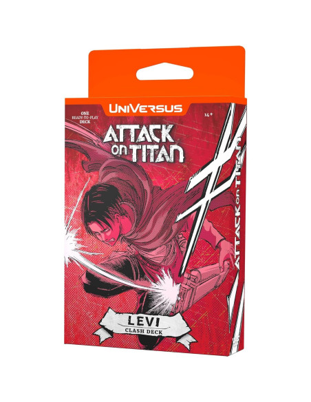 Juego de Cartas UniVersus Ataque de los Titanes Levi - 61 cartas Juego de Cartas UniVersus Ataque de los Titanes Levi - 61 cartas