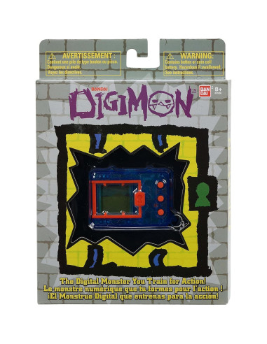 Dispositivo Virtual Digimon Bandai - Azul Translúcido - 6.35 cm
