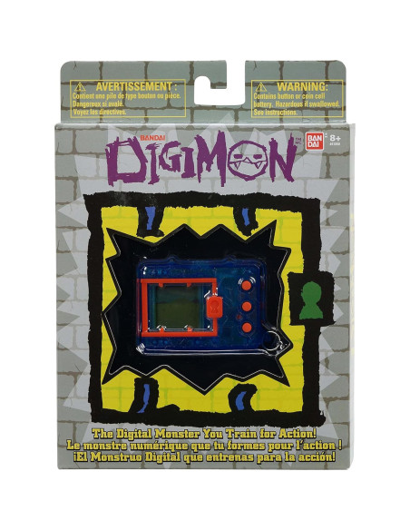 Dispositivo Virtual Digimon Bandai - Azul Translúcido - 6.35 cm