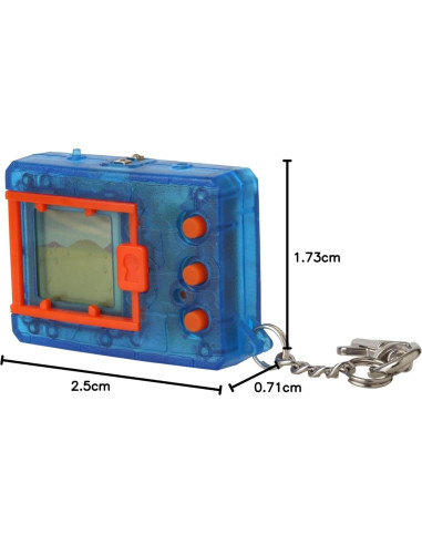 Dispositivo Virtual Digimon Bandai - Azul Translúcido - 6.35 cm